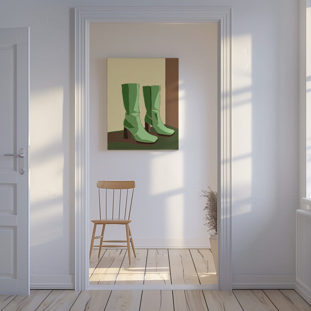 Gröna stövlar | Canvas