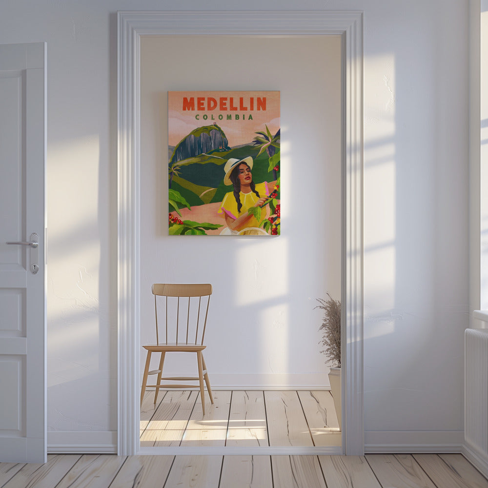 Reseposter för Medellin, Colombia | Canvas