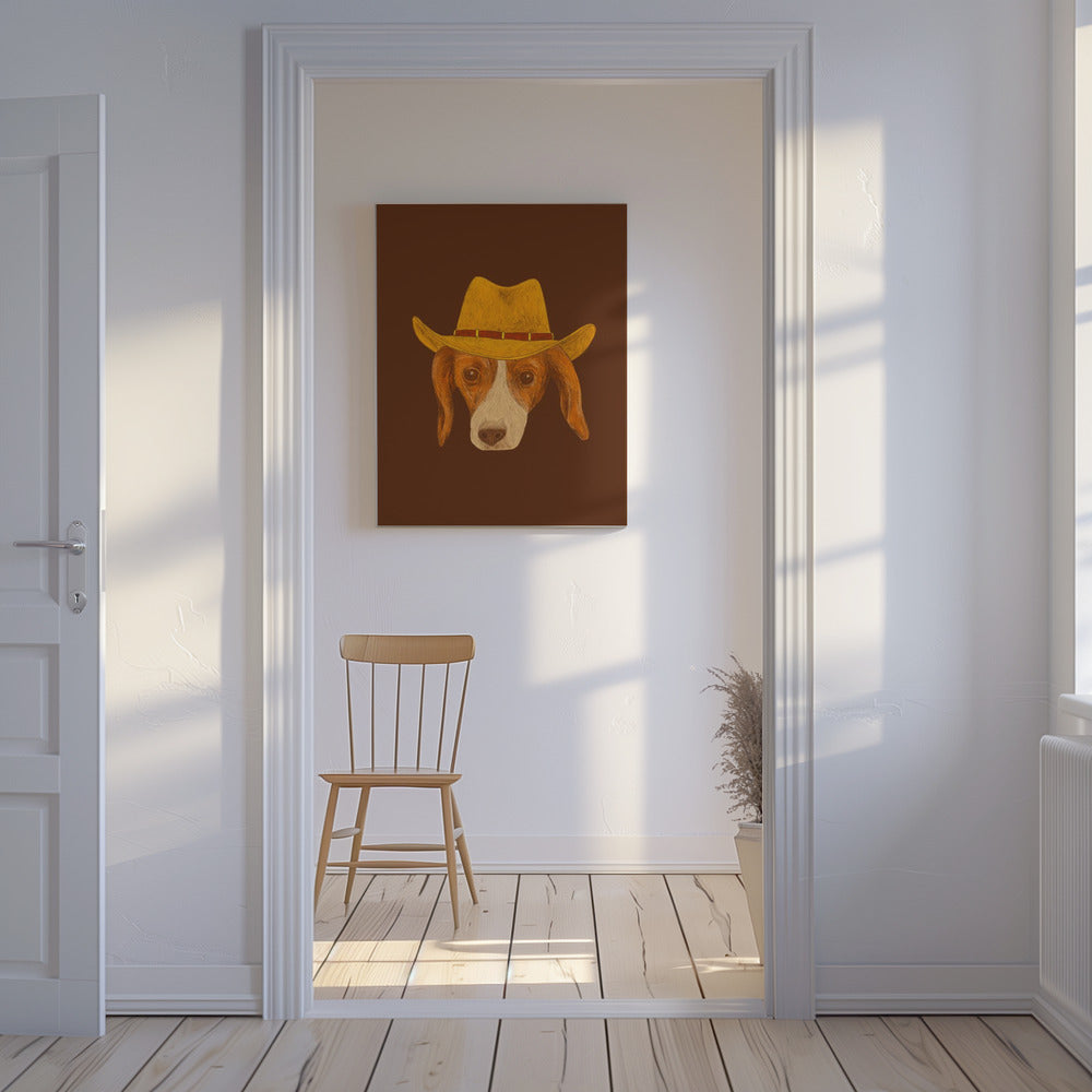 Nala Den sötaste cowgirlvalpen | Canvas