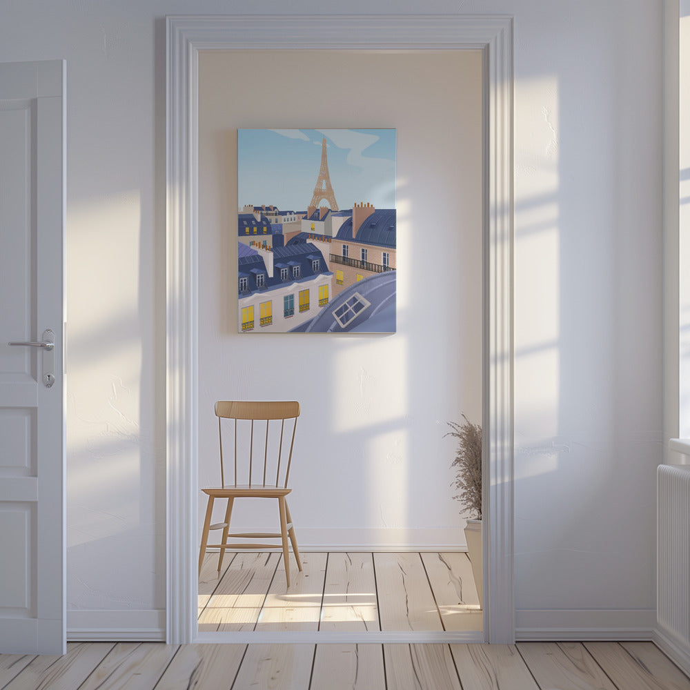 Paris Rooftops | Canvas
