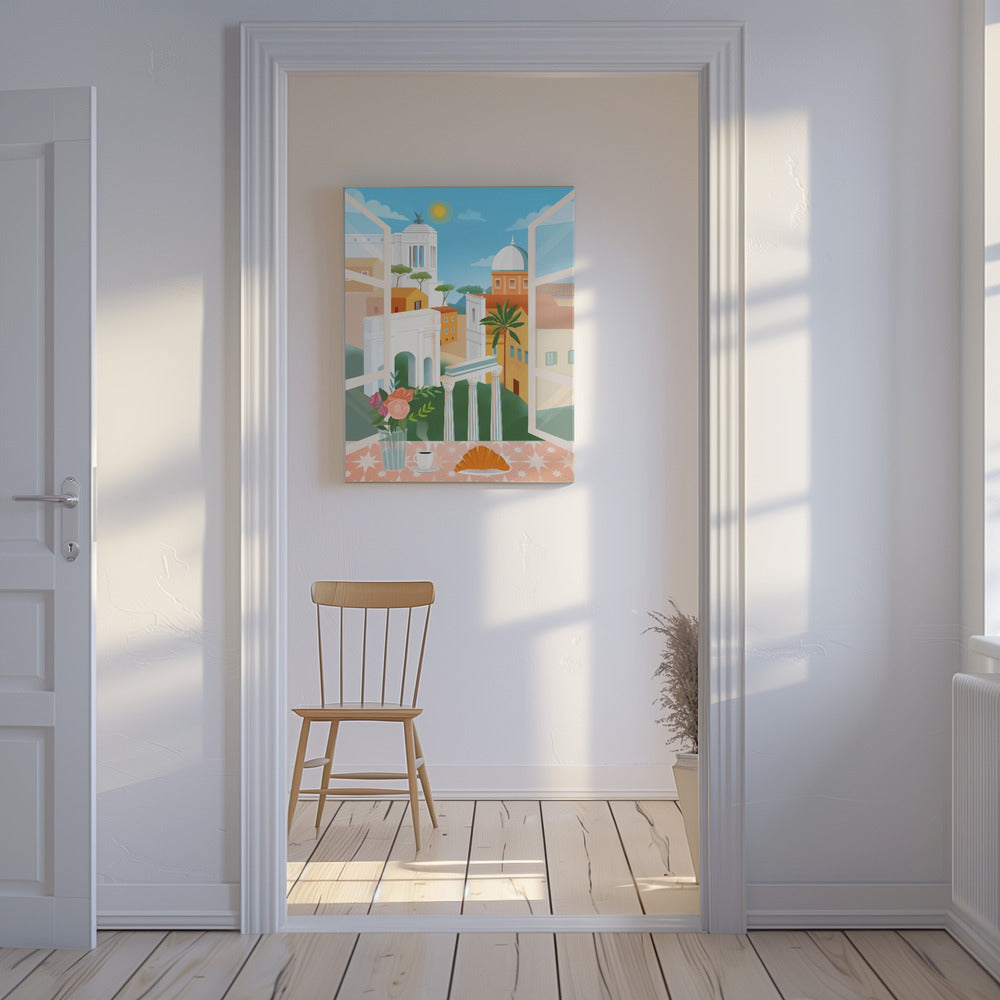 Emily In Rome | Canvas