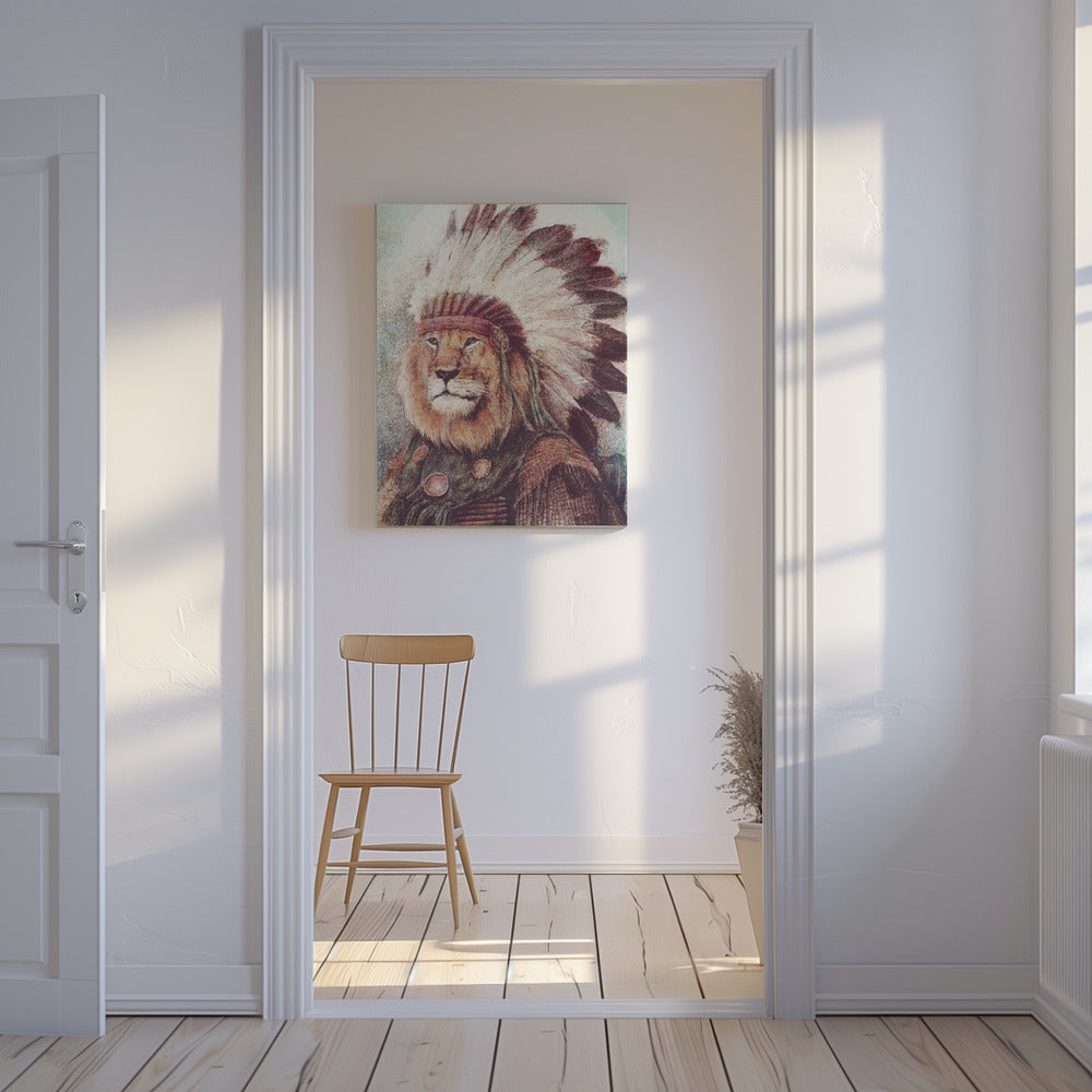 Majestätiskt lejon | Canvas