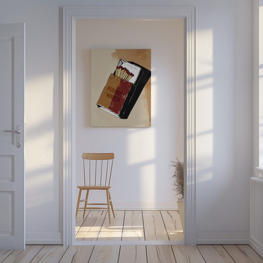 Tänd en tändsticka | Canvasduk