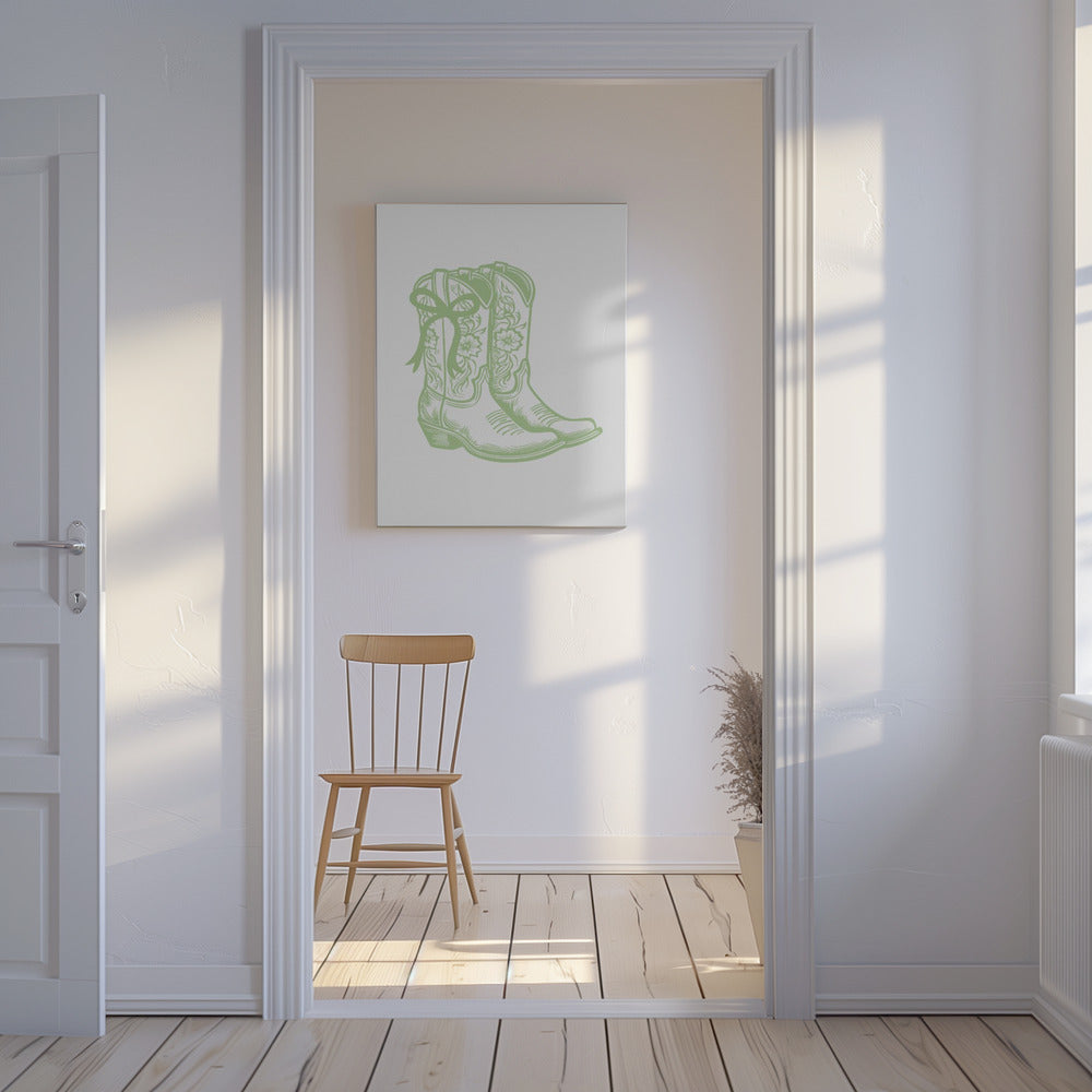 Blommiga cowboystövlar | Canvas