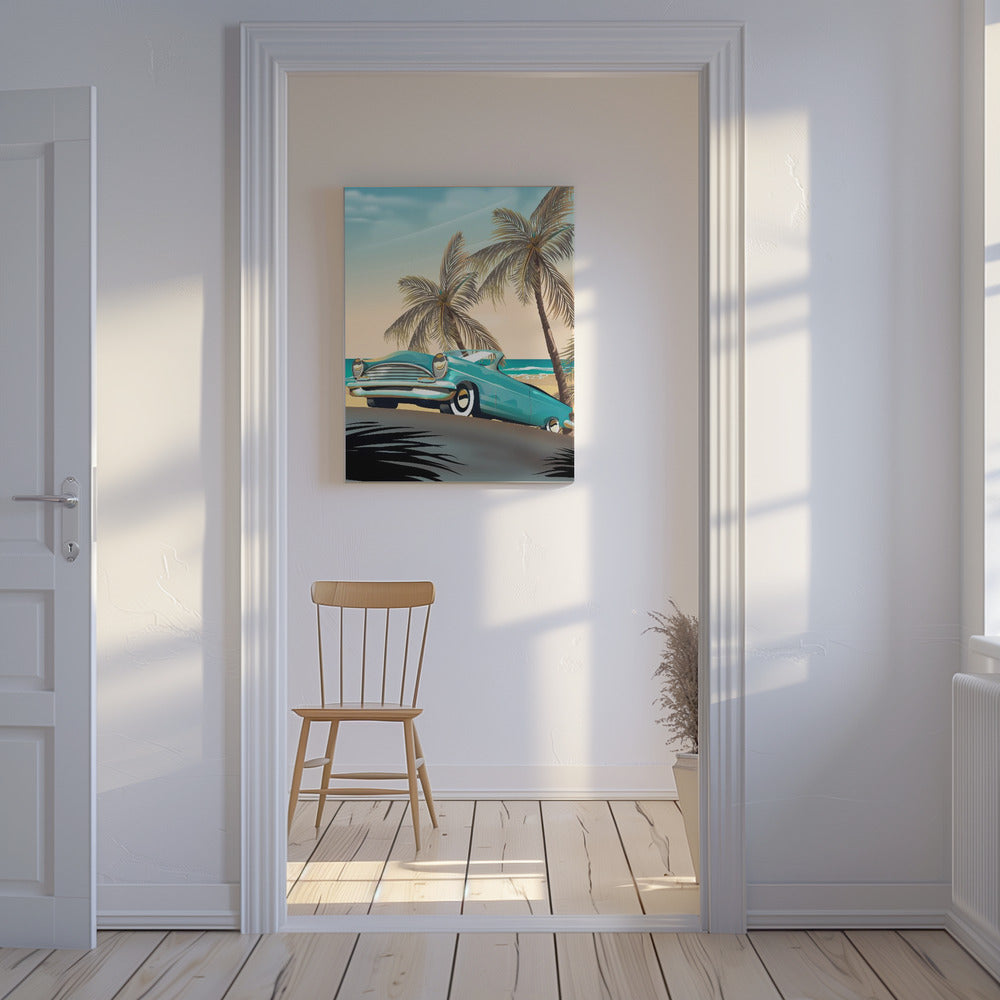 Vintage strandsemester | Canvasduk