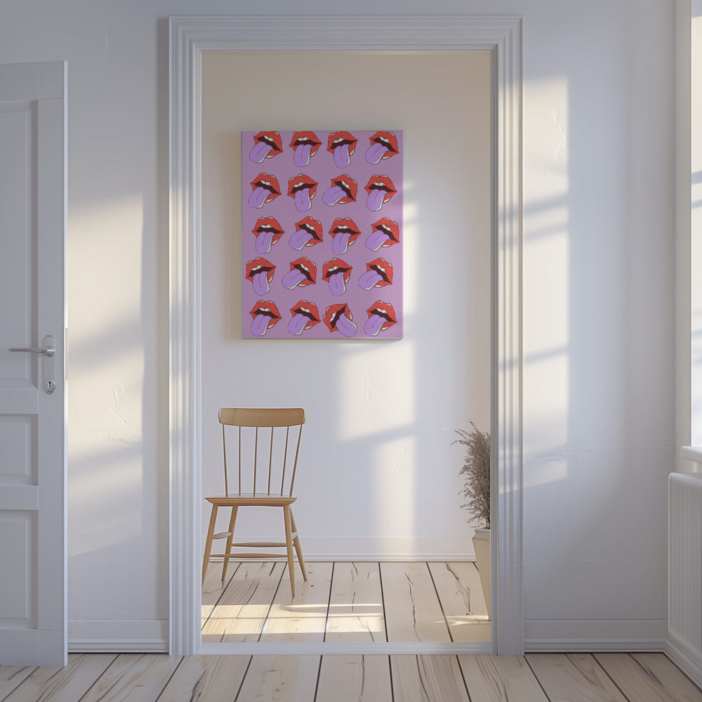 Läppmönster | Canvas