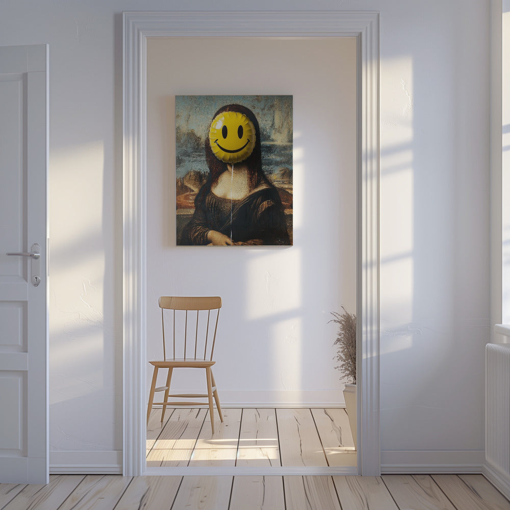 Parodi på Mona Lisa | Canvastavla