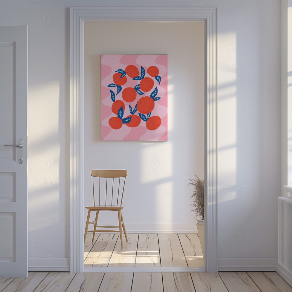 Livfulla mandariner | Canvas