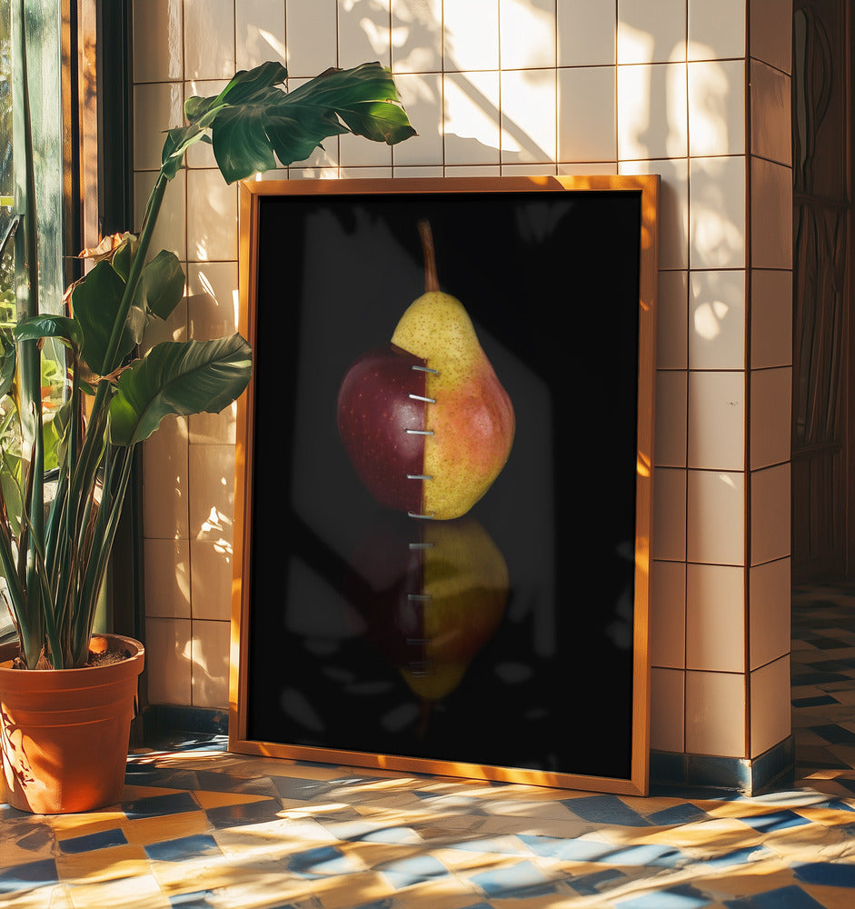 Eple/Pære OGM II | Plakater - Kunsttrykk