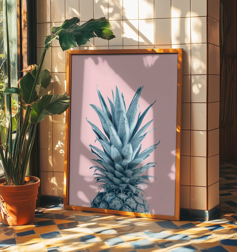Ananas Roze 06 | Posters - Kunstdrukken