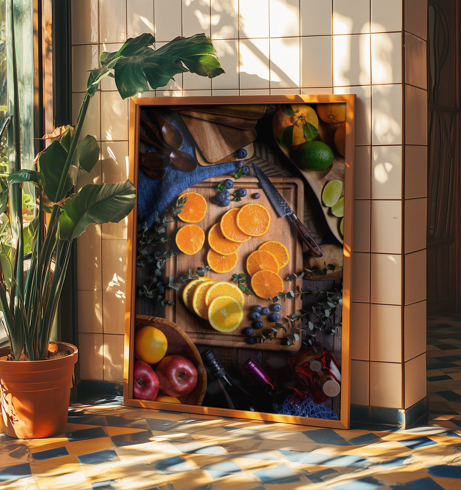 Obsttisch | Poster - Kunstdruck