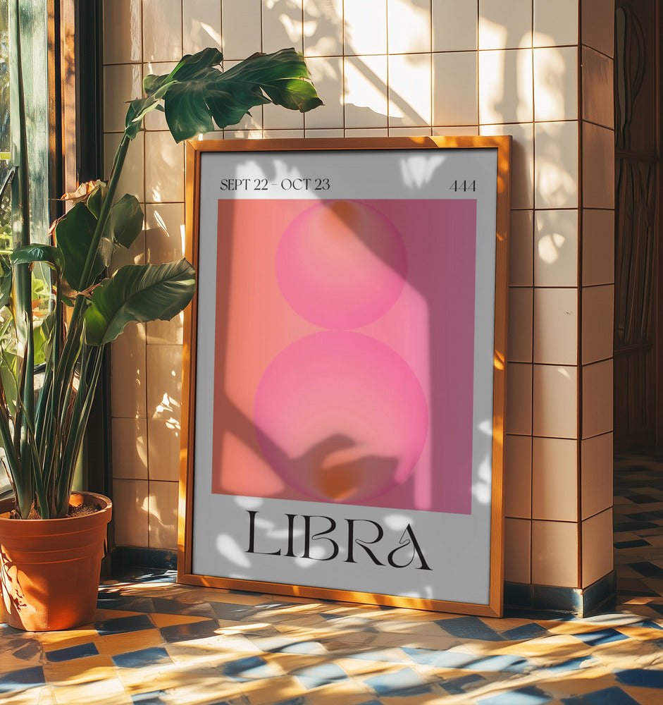 Libra's Dual Glow | Poster