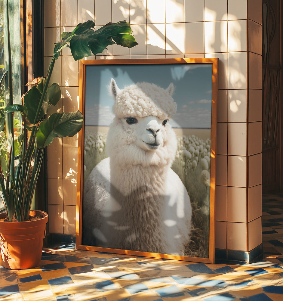 Llama in Bloom | Poster