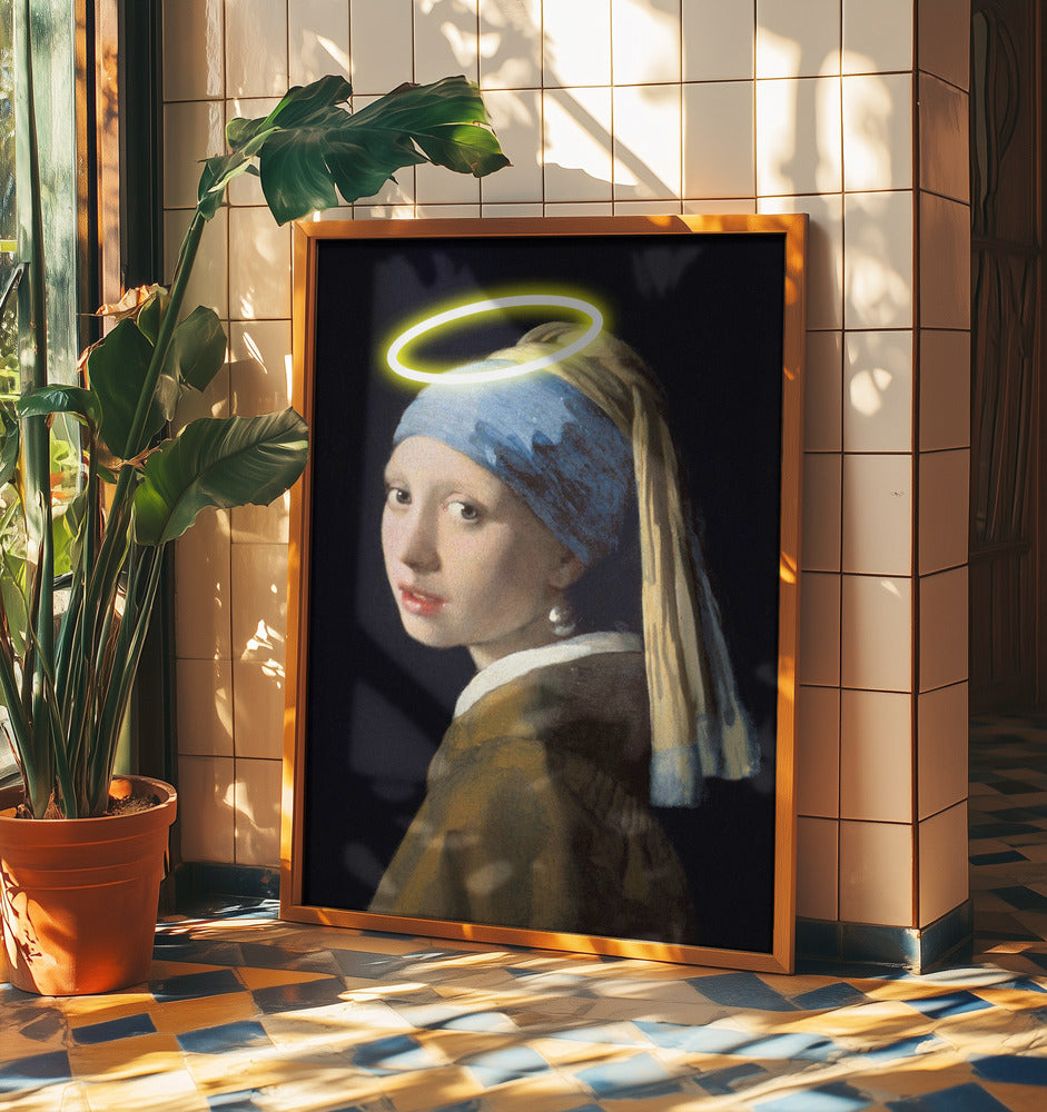 Girl With A Halo | Poster