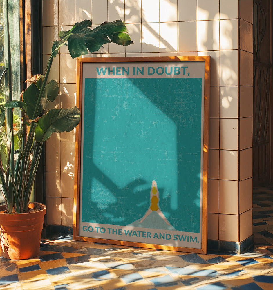 Öppet vatten (blond) | Poster