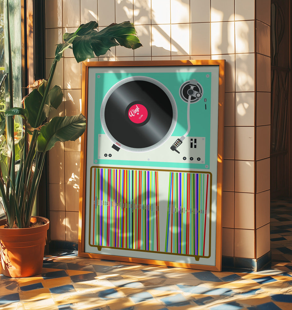 Pila de vinilo | Posters - Impresiones de Arte
