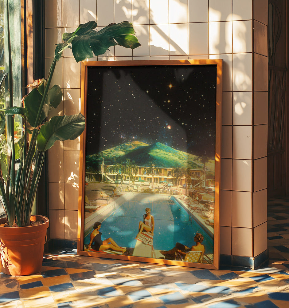 Piscina espacial | Posters - Impresiones de Arte