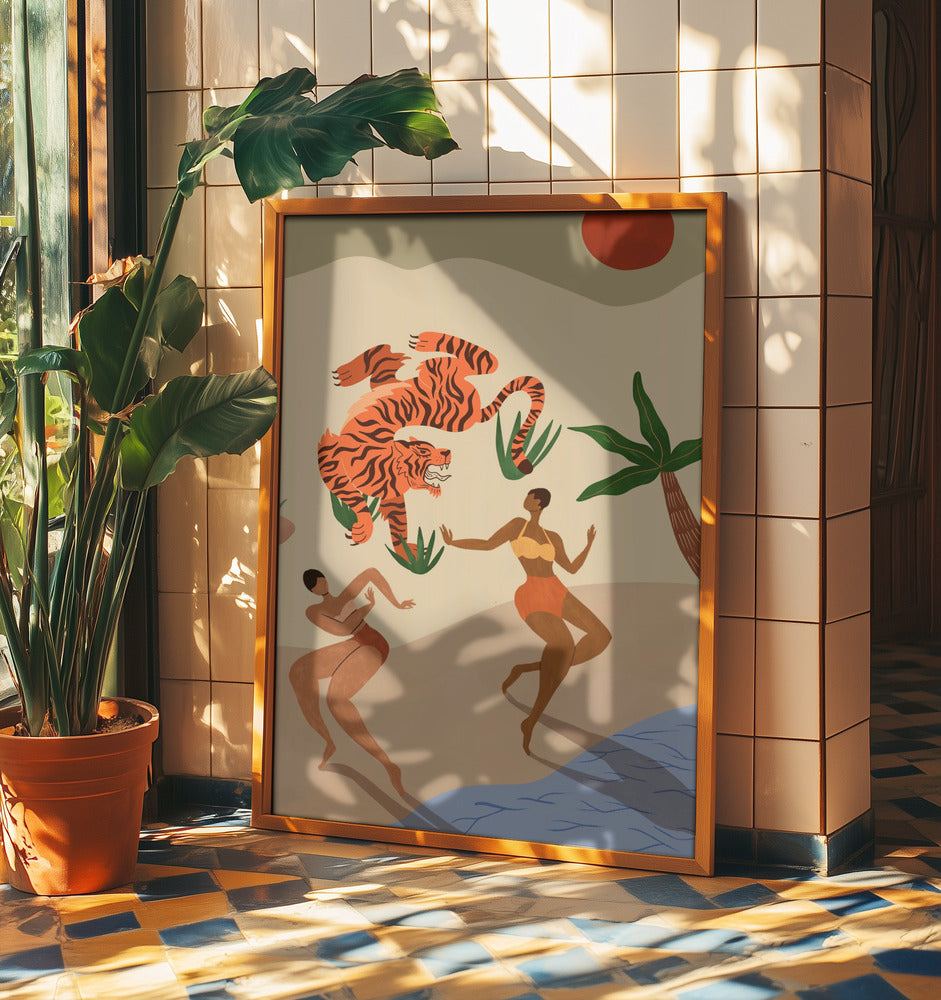 Dansande tiger | Poster