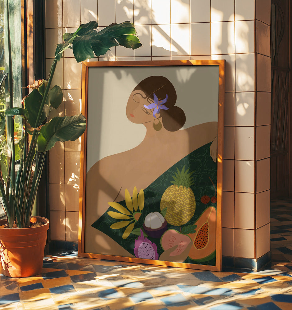 Vendeur de fruits | Posters - Affiche Artistique
