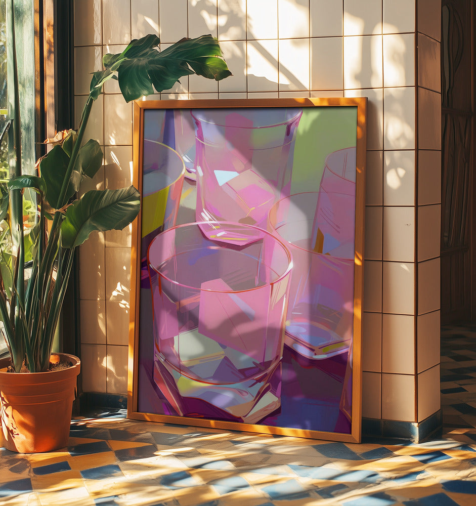 Rosa glasögon | Poster