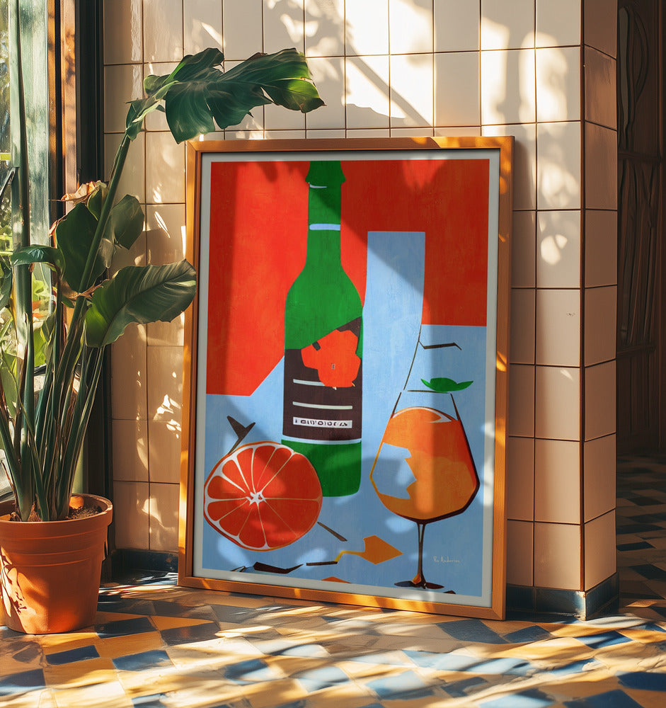 Solig picknick i parken | Poster