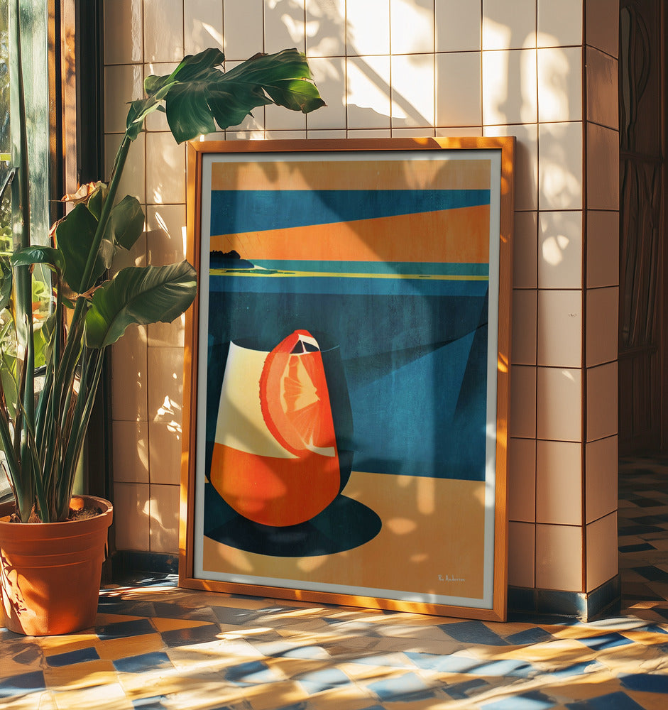 Negroni At Sunset | Poster