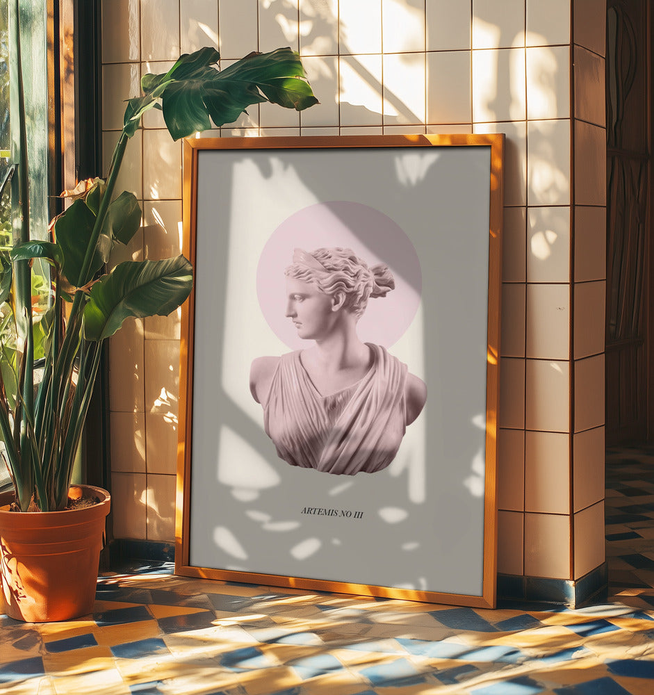 Rosa Artemis med gloria | Poster