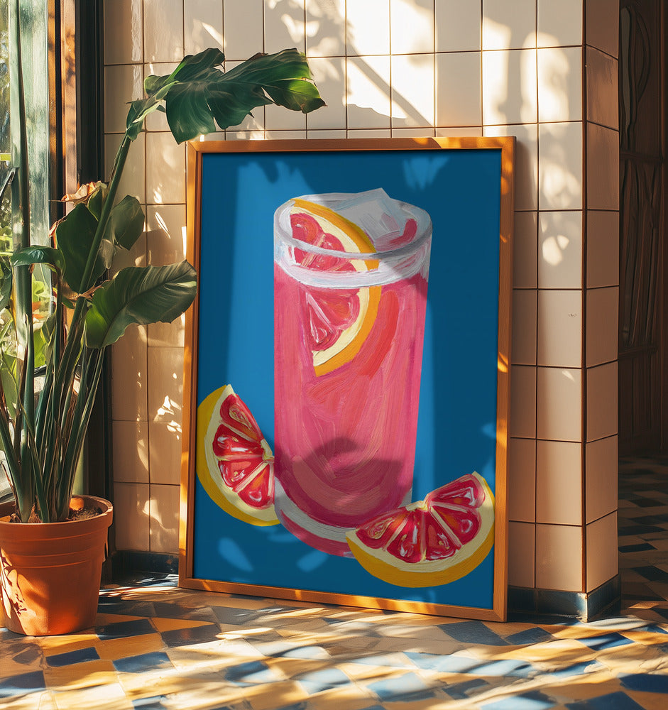 Grapefrukt Palomo Blue | Poster