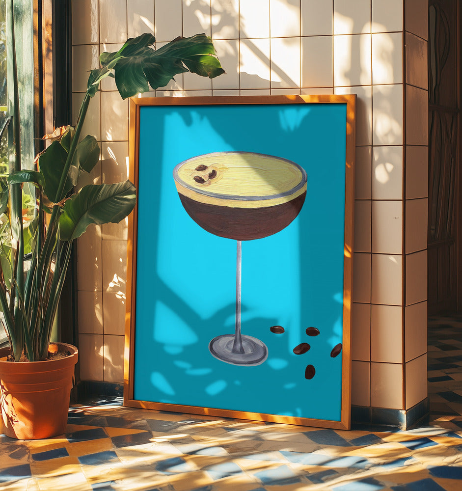 Espresso Martini Himmelsblå | Poster