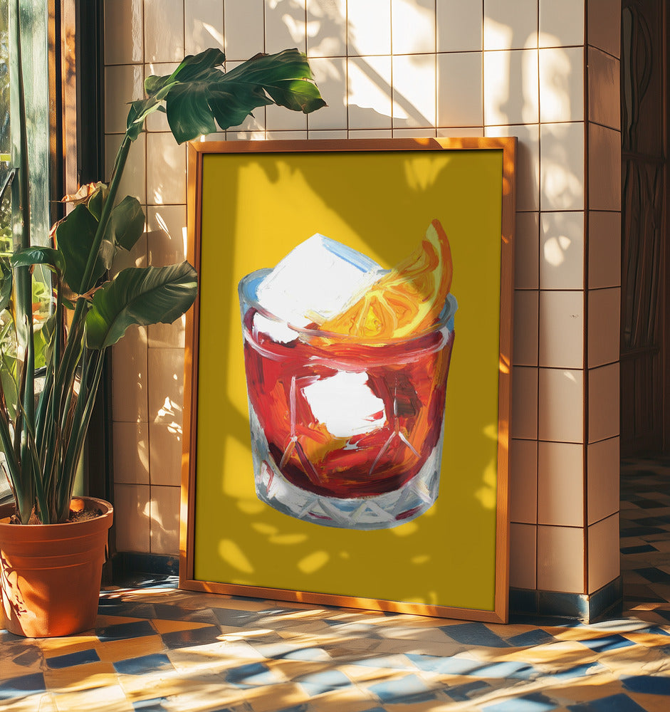 Negroni Sunshine Yellow | Poster
