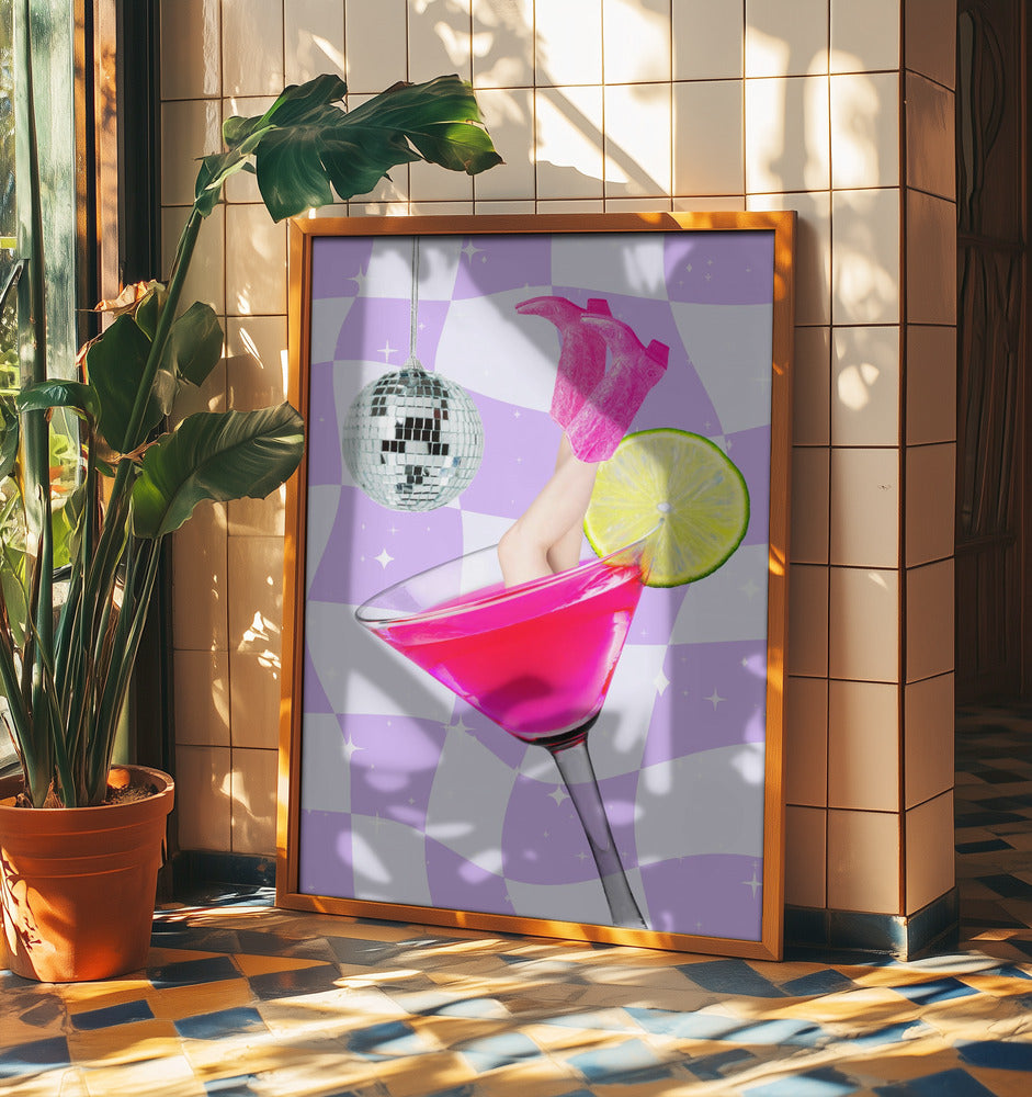 Disco Drink Delight | Poster