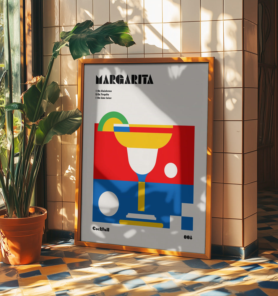 Margarita Bauhaus Cocktail | Poster