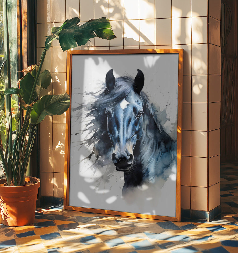 Watercolor Horse (2) | Poster