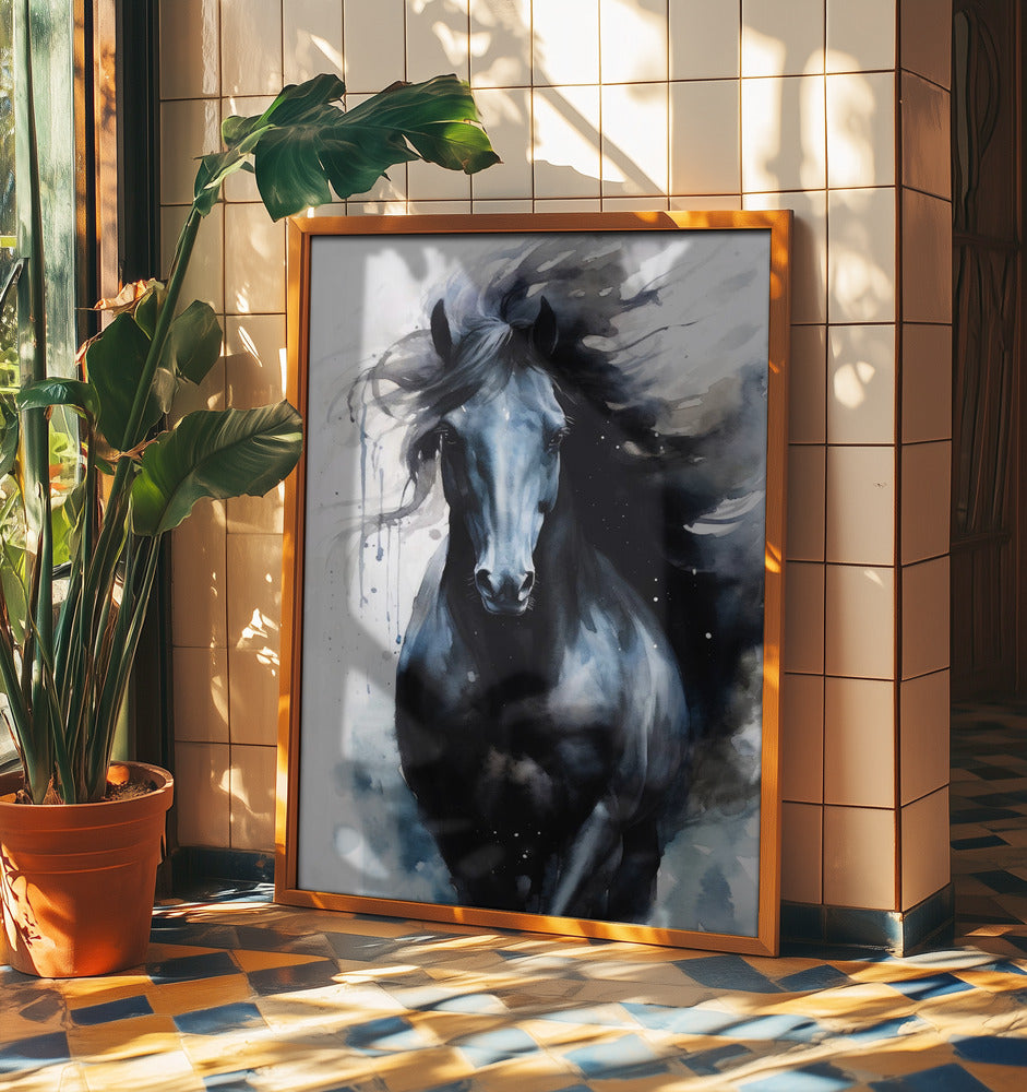 Watercolor Horse (4) | Poster