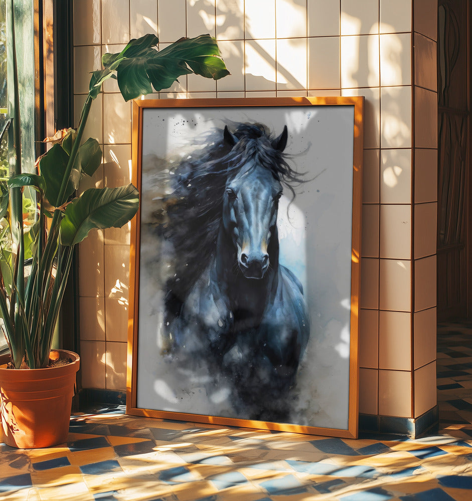 Watercolor Horse (3) | Poster