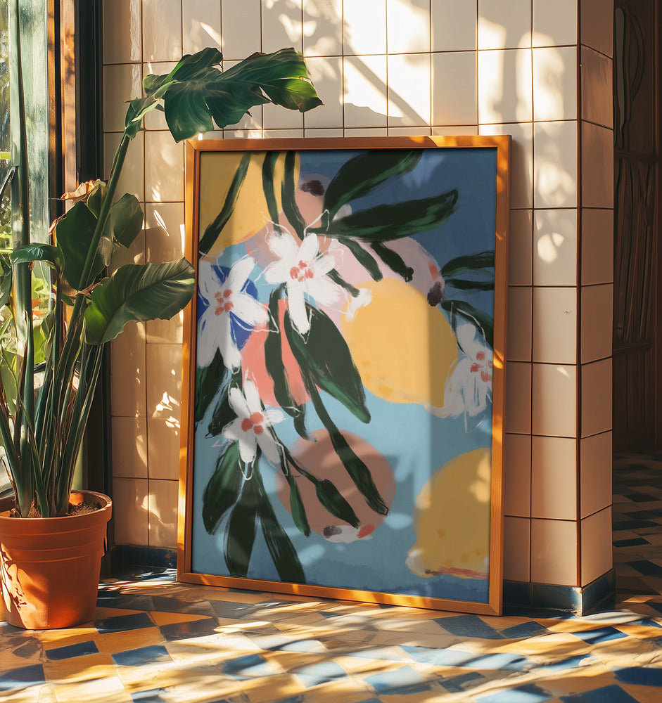 Citronblomsbris | Poster