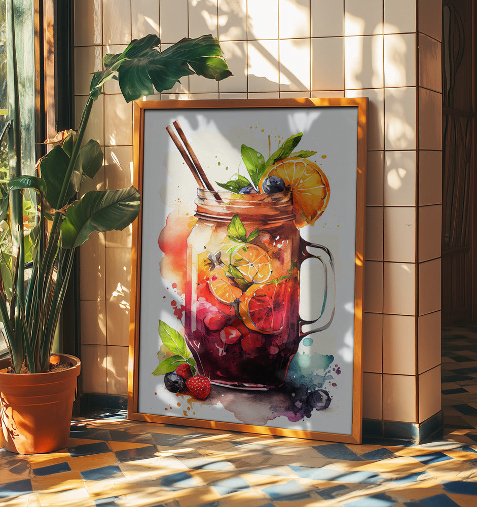 Drycker med cocktail | Poster
