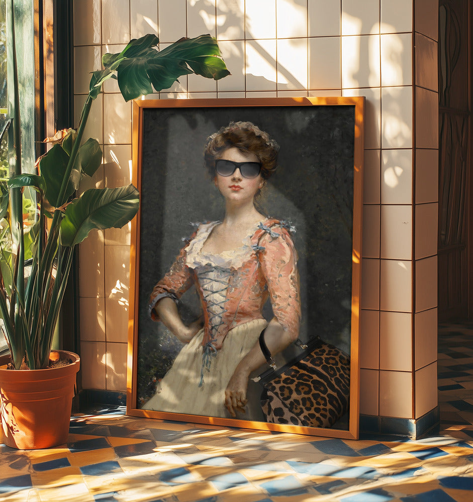 Vintage Chic Flicka | Poster