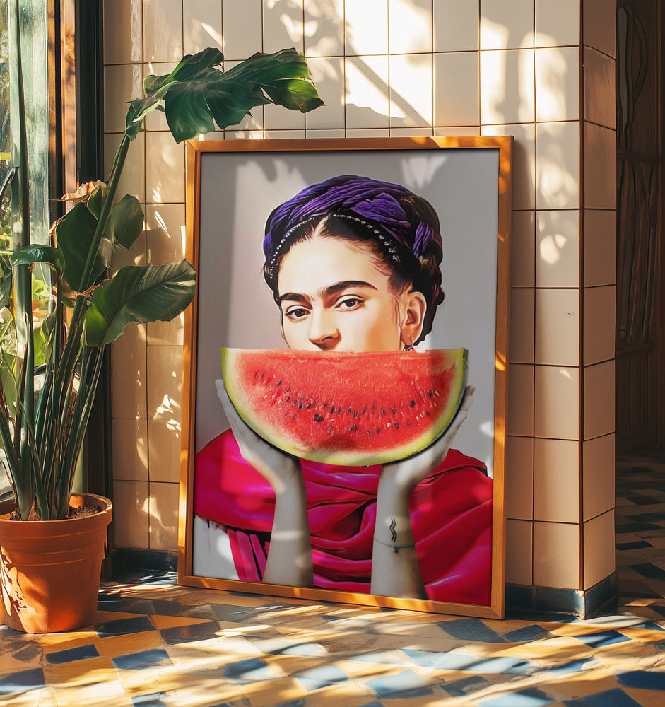 Vattenmelon Frida | Poster