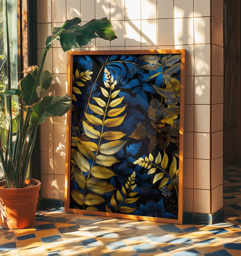 Vibrant Garden and ferns 1 | Poster