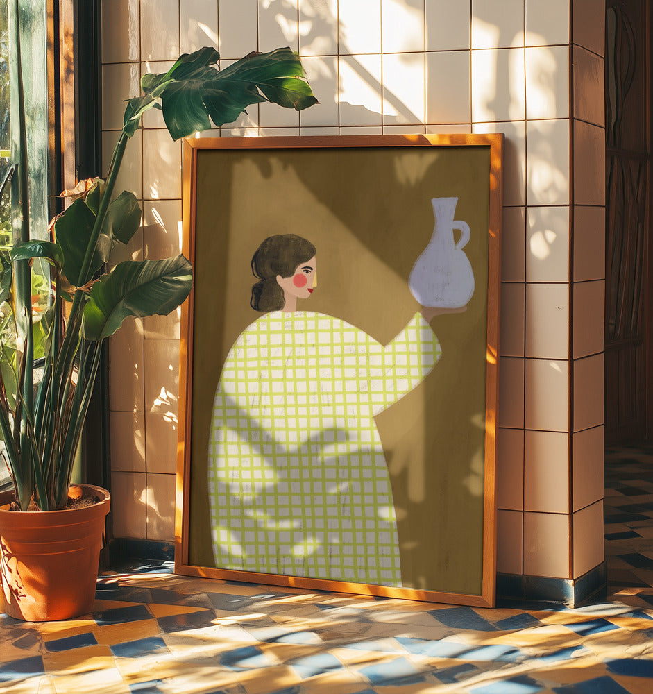 The Woman With Vase | Poster