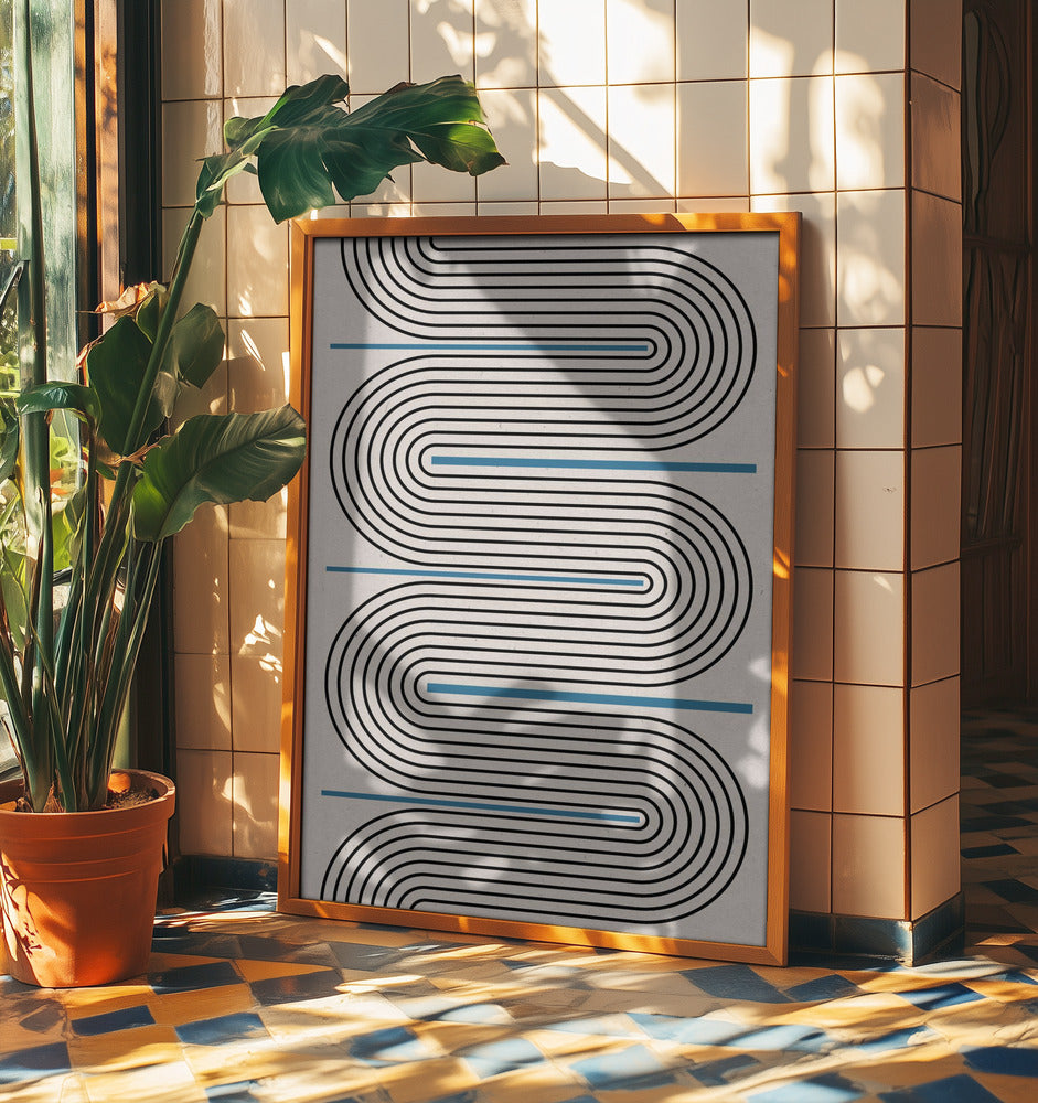 Moderne Samtidsbalance nr. 4 | Plakater - Kunsttryk