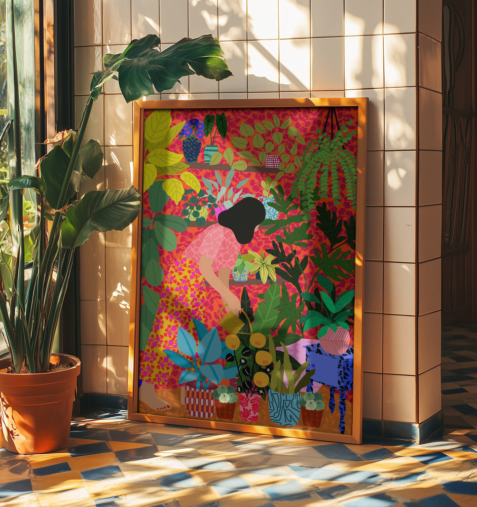 Watering My Plants | Poster