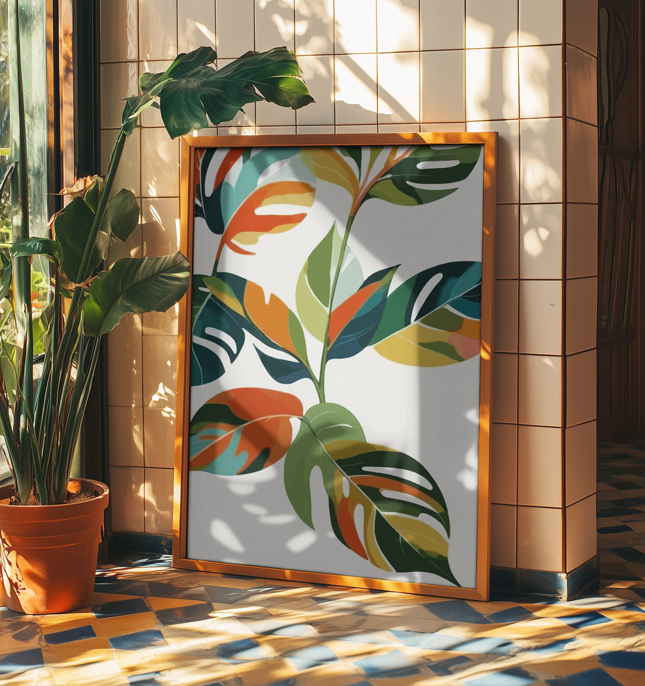 Botanisk hyllning till färg | Poster