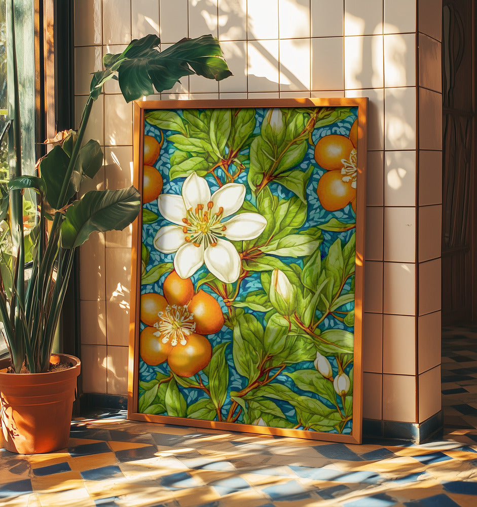 Apelsinblomma Natur Växt | Poster