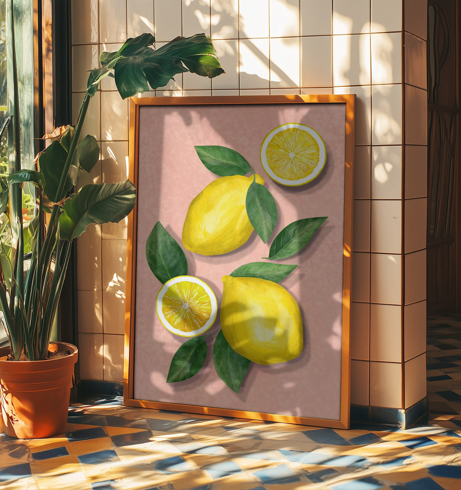 Zitronen | Poster - Kunstdruck