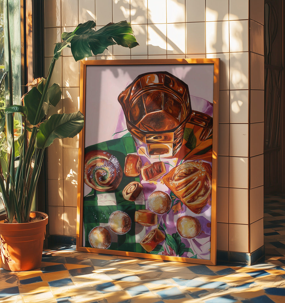 Amber and Green | Poster