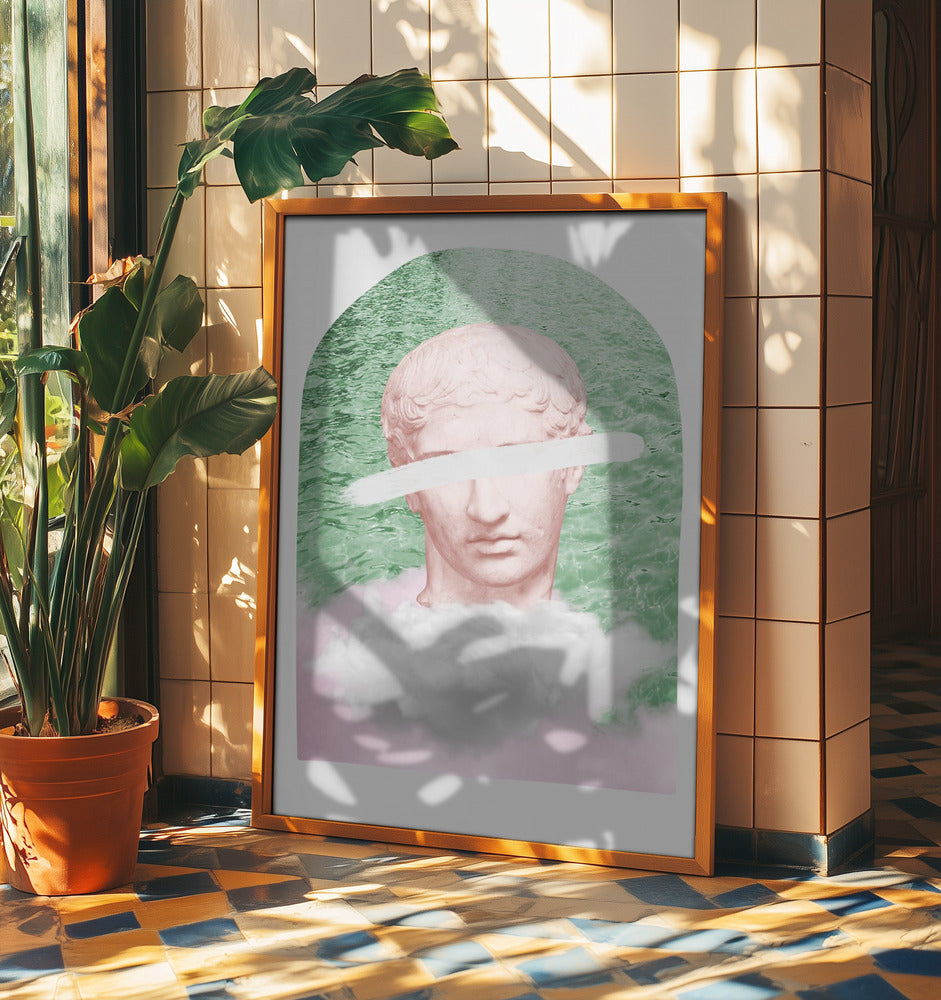 Forntida staty, surrealistisk, Ratio2x3 | Poster
