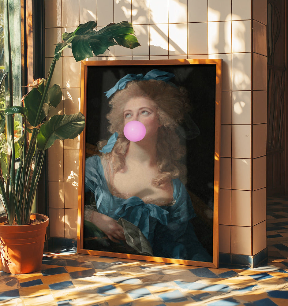 Bubblegumblue Ratioiso | Poster