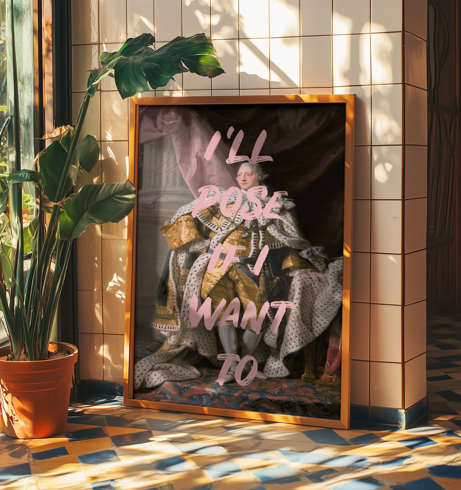 Kingposerpink Ratio2x3 | Poster